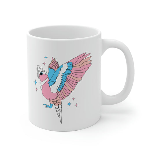 Transgender Galah Bird Mug