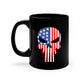 American Flag Skull Mug