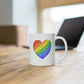 Rainbow Heart Mug
