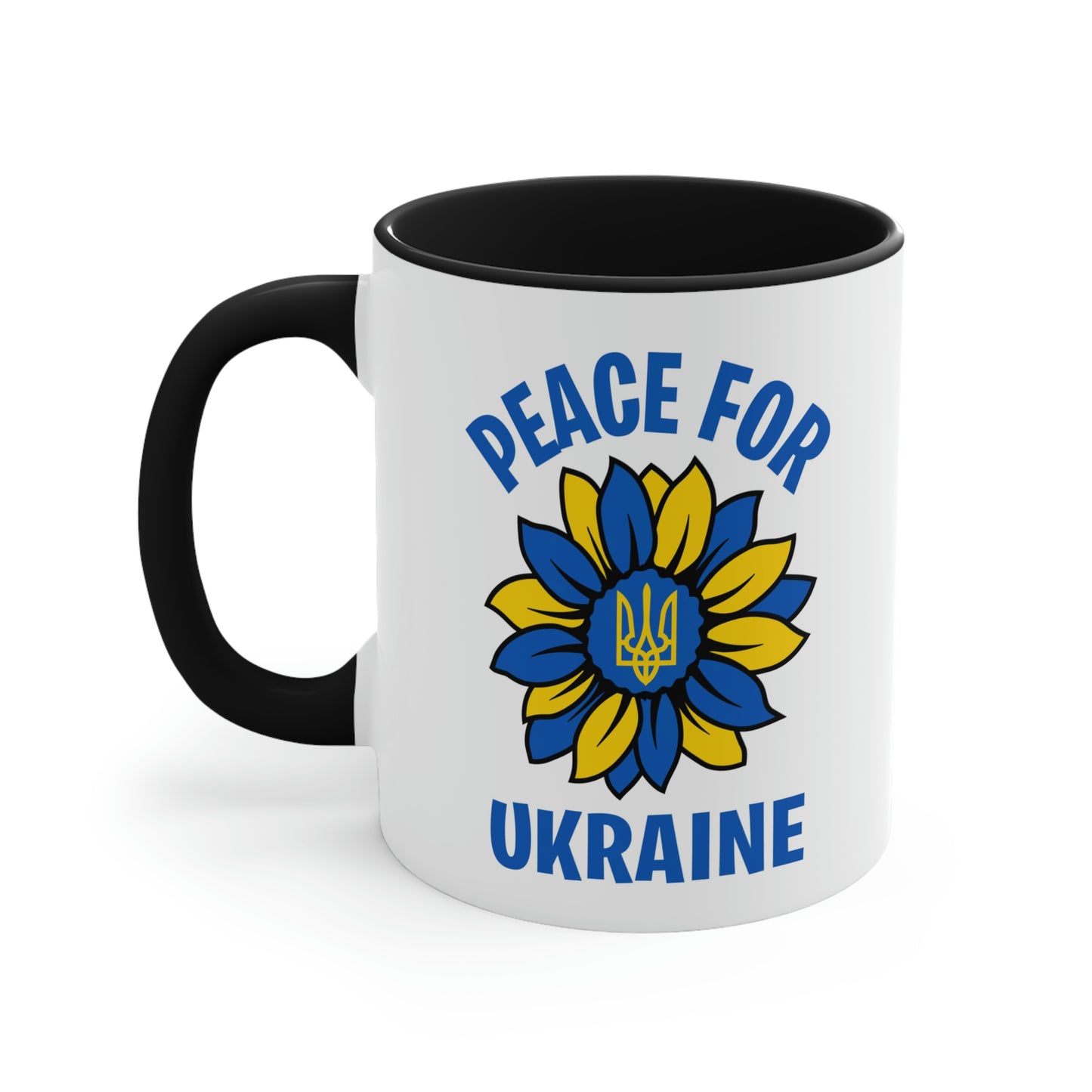 Peace For Ukraine Sunflower Mug