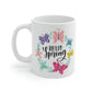 Hello Spring Butterfly Mug
