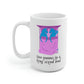 Two Queens In A King Sized Bed Unicorn Mug