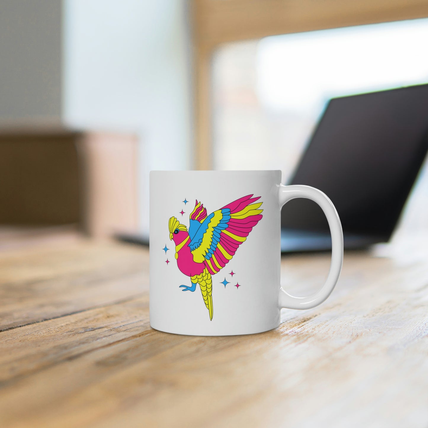 Pansexual Galah Bird Mug