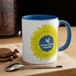 Stand With Ukraine Sunflower Dove Of Peace Mug