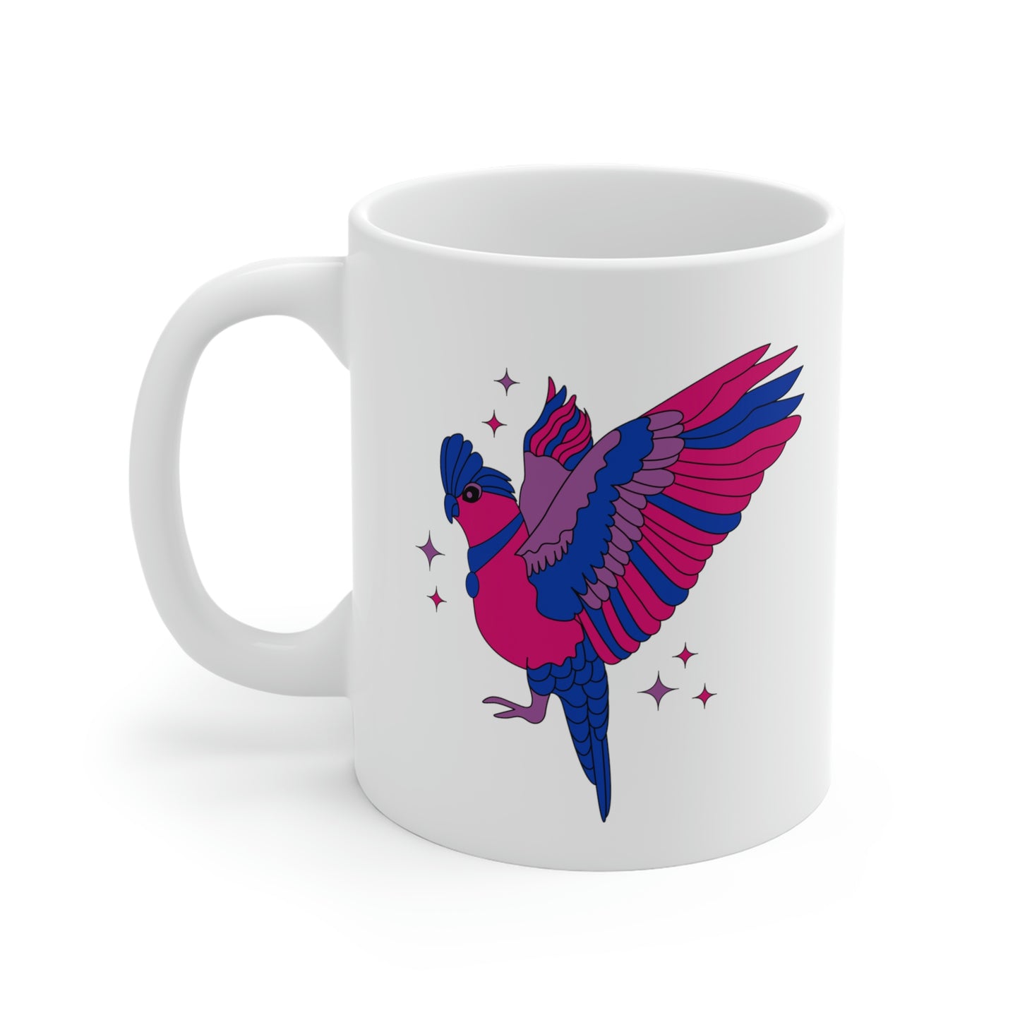 Bisexual Galah Bird Mug