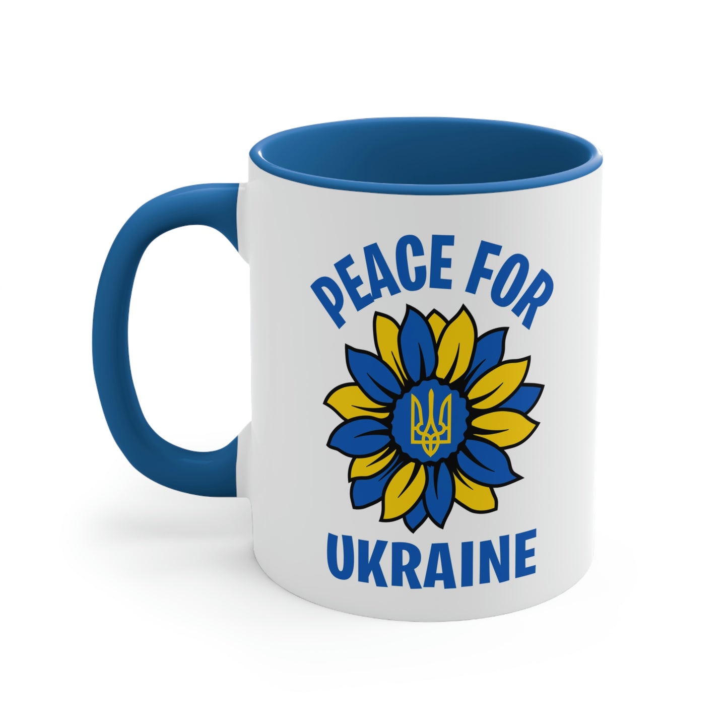 Peace For Ukraine Sunflower Mug