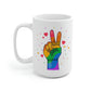 Rainbow Peace Mug