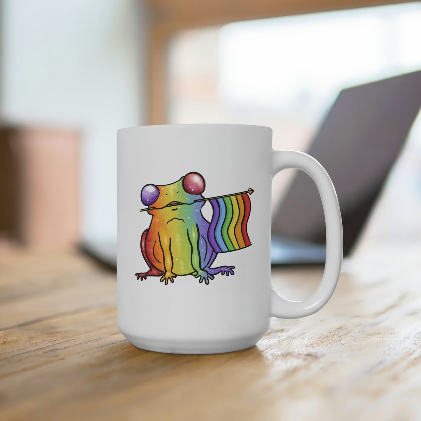 LGBTQ Frog Mug