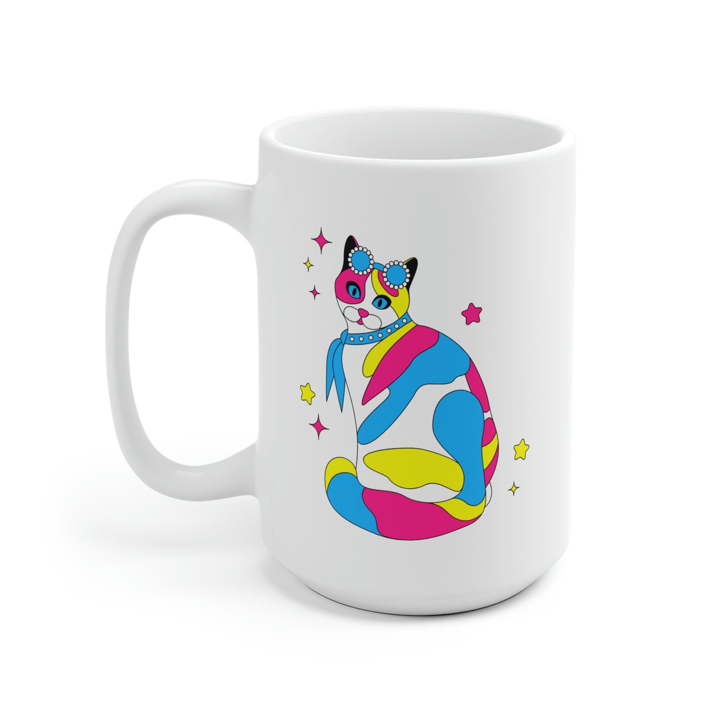 Pansexual Calico Cat Mug