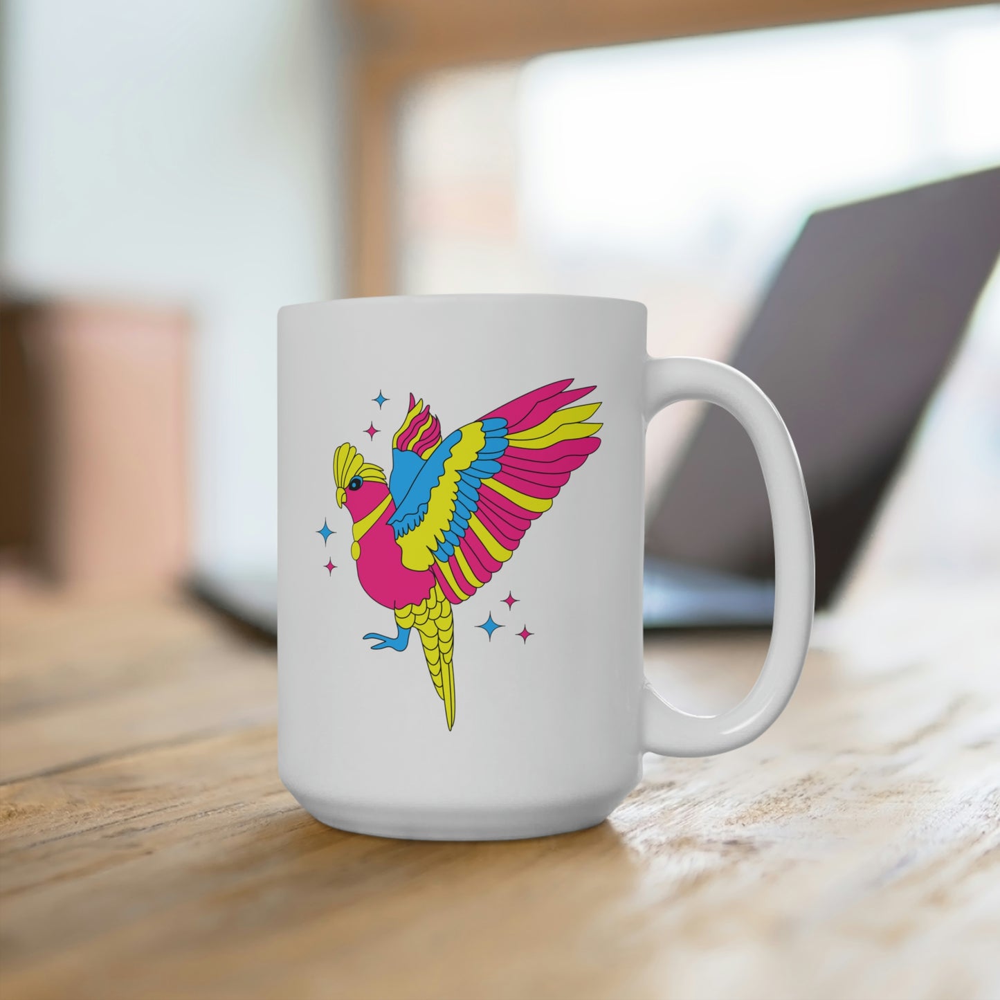 Pansexual Galah Bird Mug