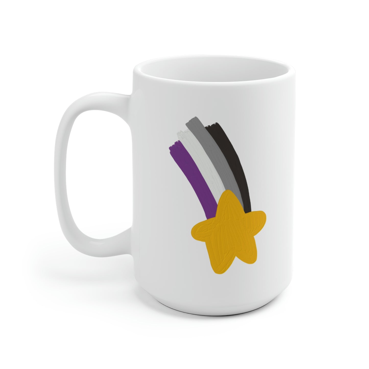 Asexual Pride Shooting Star Mug