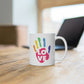 Love Rainbow Handprint Mug