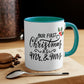 Our First Christmas As Mr. And Mrs. Mug