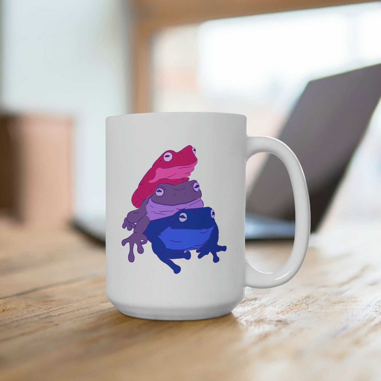 Bisexual Frog Stack Mug