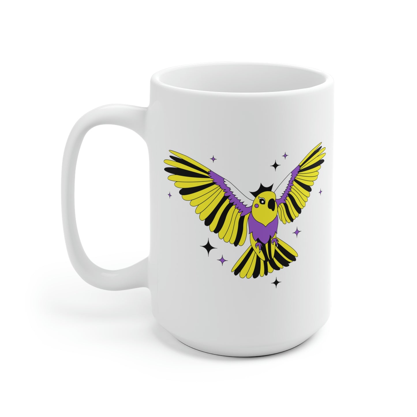 Nonbinary Parrot Mug