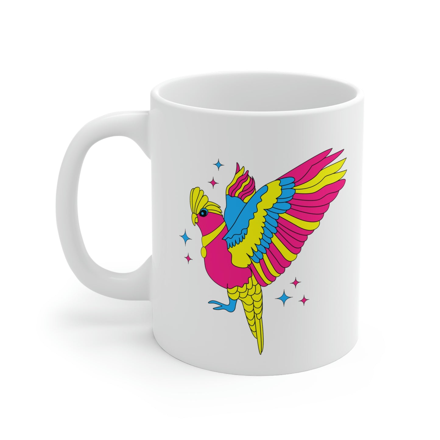 Pansexual Galah Bird Mug