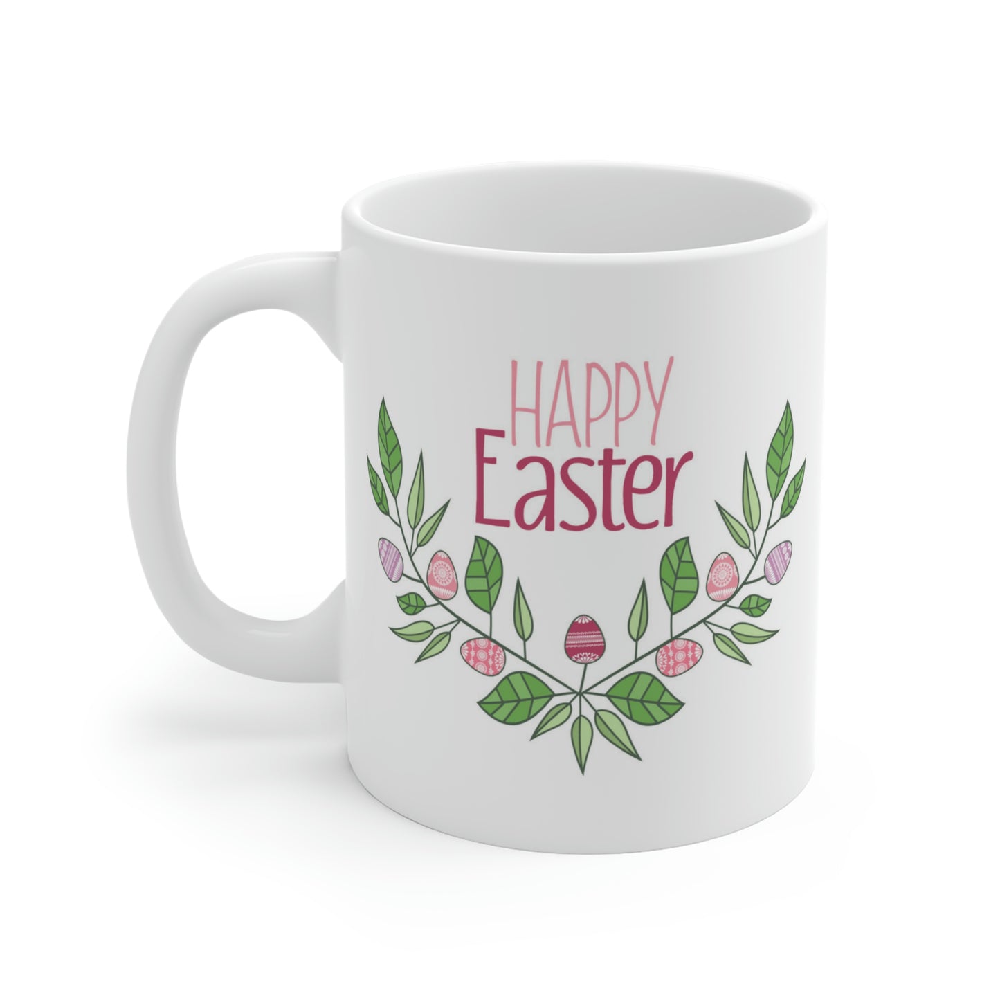 Happy Easter Floral Egg Mug