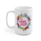 Happy Easter Floral Egg Mug