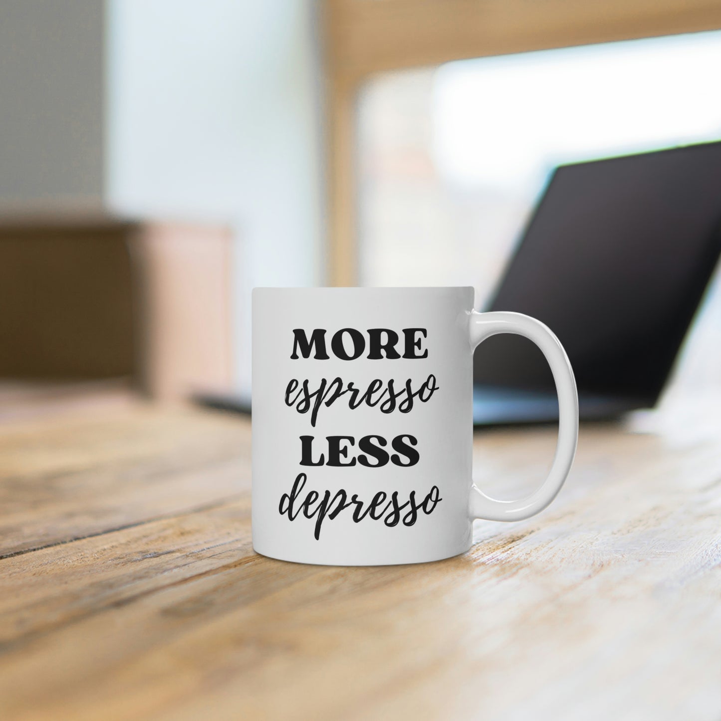 More Espresso Less Depresso Mug