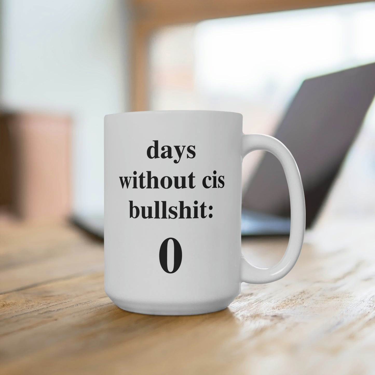 Days Without Cis Bullshit Mug