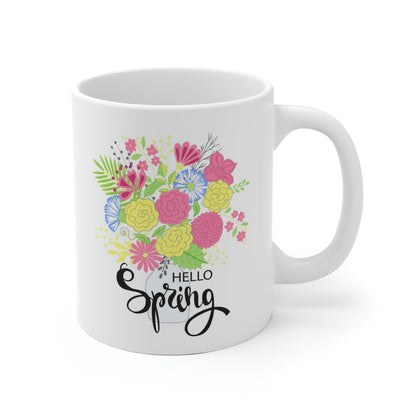 Hello Spring Flower Mug
