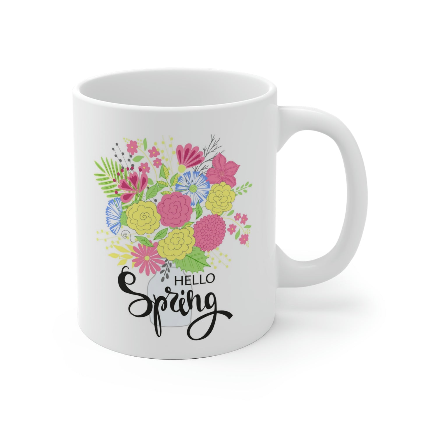 Hello Spring Flower Mug