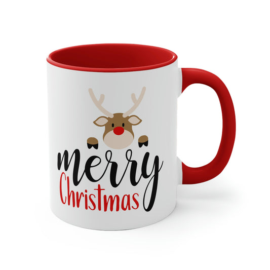 Merry Christmas Rudolph Mug