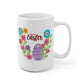 Happy Easter Floral Egg Mug