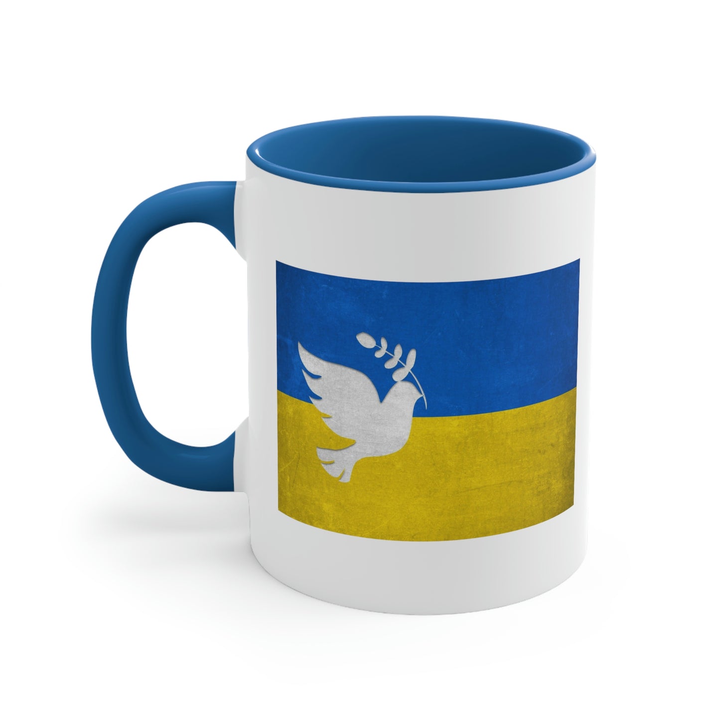 Ukrainian Dove Of Peace Flag Mug