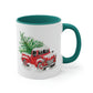 Christmas Tree Truck Mug