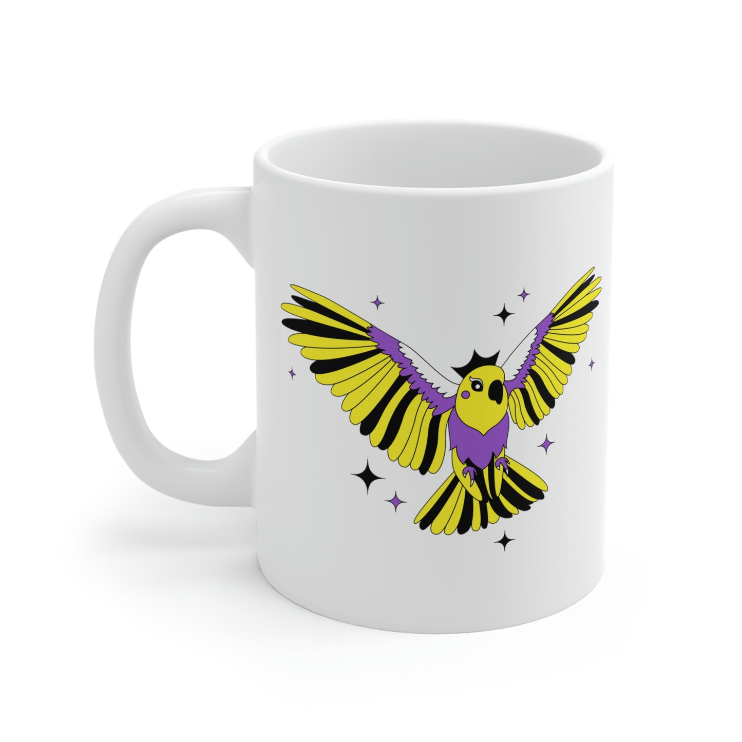 Nonbinary Parrot Mug