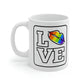 Love Rainbow Lips Mug