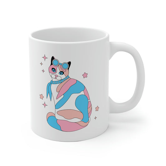 Transgender Calico Cat Mug