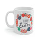 Happy Easter Floral Egg Mug