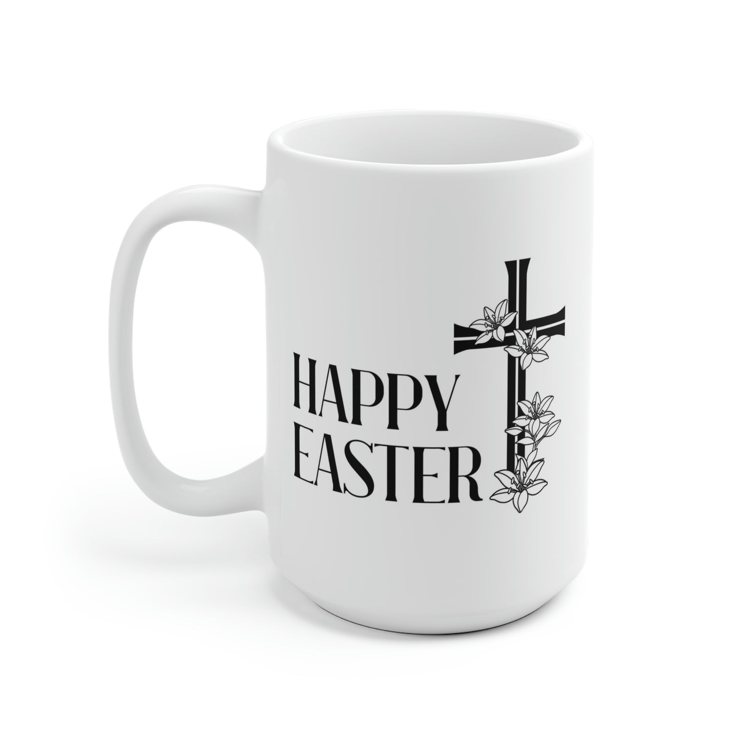 Happy Easter Cross Mug
