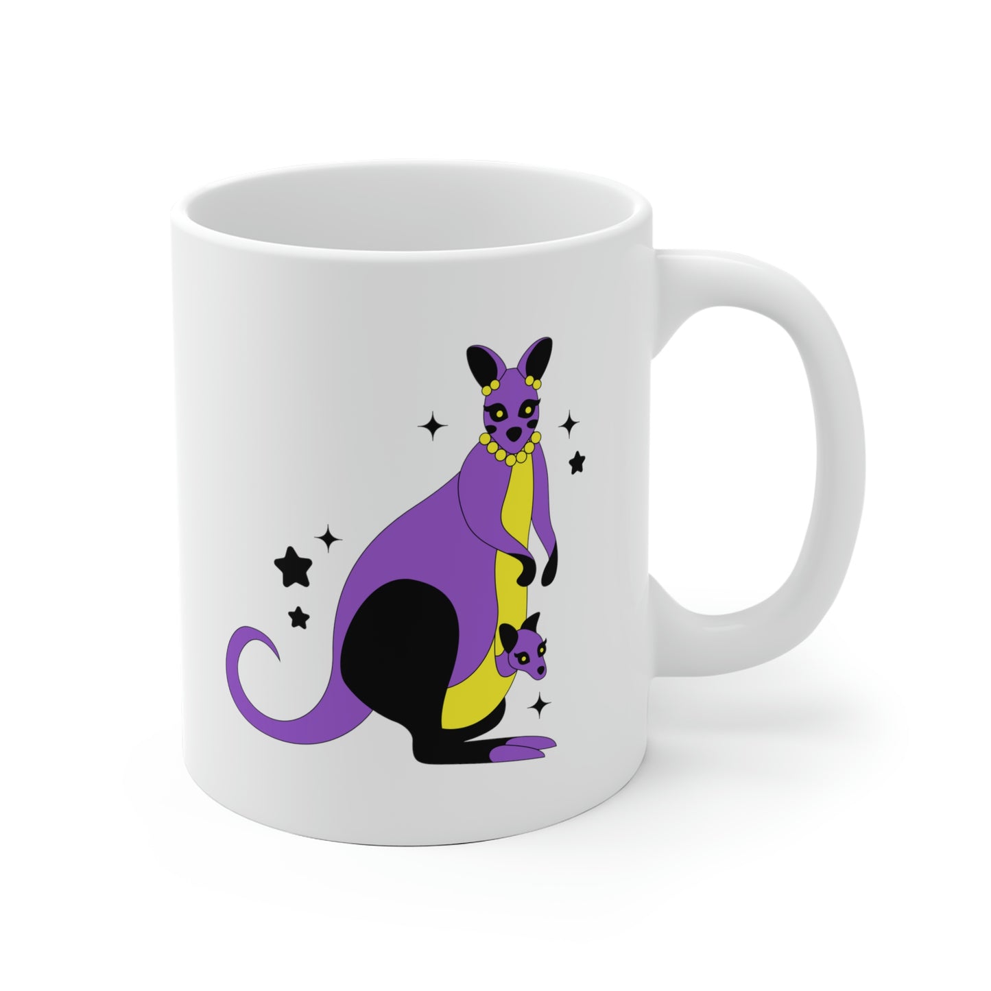 Nonbinary Kangaroo Mug